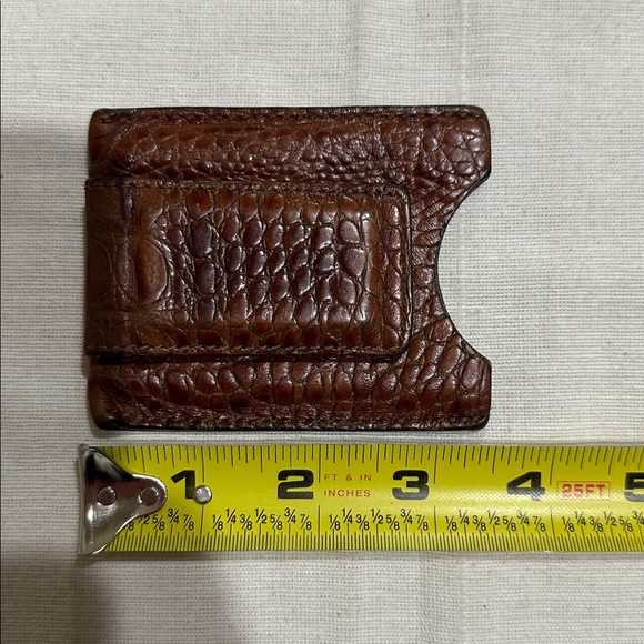 Vintage Brighton leather wallet money clip - Picture 5 of 7